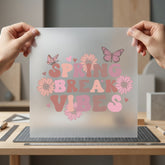 Spring Break Vibes Retro Spring Retro Ready to Press DTF Transfer for Dtf