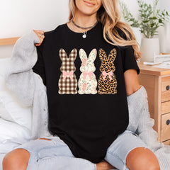 Spring Bunny Patchwork Easter Easter Pet Ready to Press DTF Transfer for Dtf
