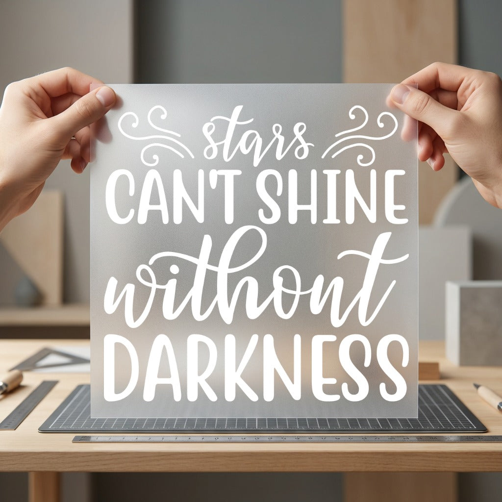 Stars Can Shine Without Aesthetic Ready to Press DTF Transfer for Dtf