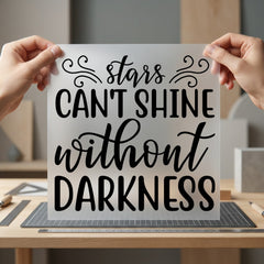 Stars Can Shine Without Aesthetic Ready to Press DTF Transfer for Dtf