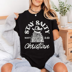 Stay Salty Christian Cowgirl Christian Faith Ready to Press DTF Transfer for Dtf