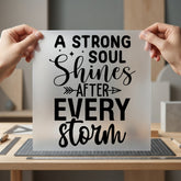Strong Soul Shines After Aesthetic Ready to Press DTF Transfer for Dtf
