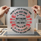 Success Failure Quote Motivational Vintage Retro Ready to Press DTF Transfer for Dtf