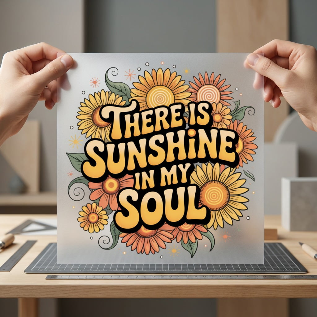 Sunshine Soul Retro Daisy Retro Boho Ready to Press DTF Transfer for Dtf