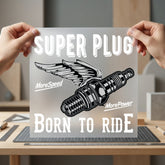 Super Plug Born Ride Usa Vintage Ready to Press DTF Transfer for Dtf