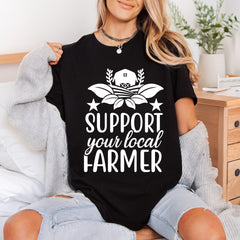 Support Local Farmer Farmhouse Usa Country Ready to Press DTF Transfer for Dtf