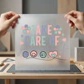 Take Care Yourself Retro Aesthetic Ready to Press DTF Transfer for Dtf