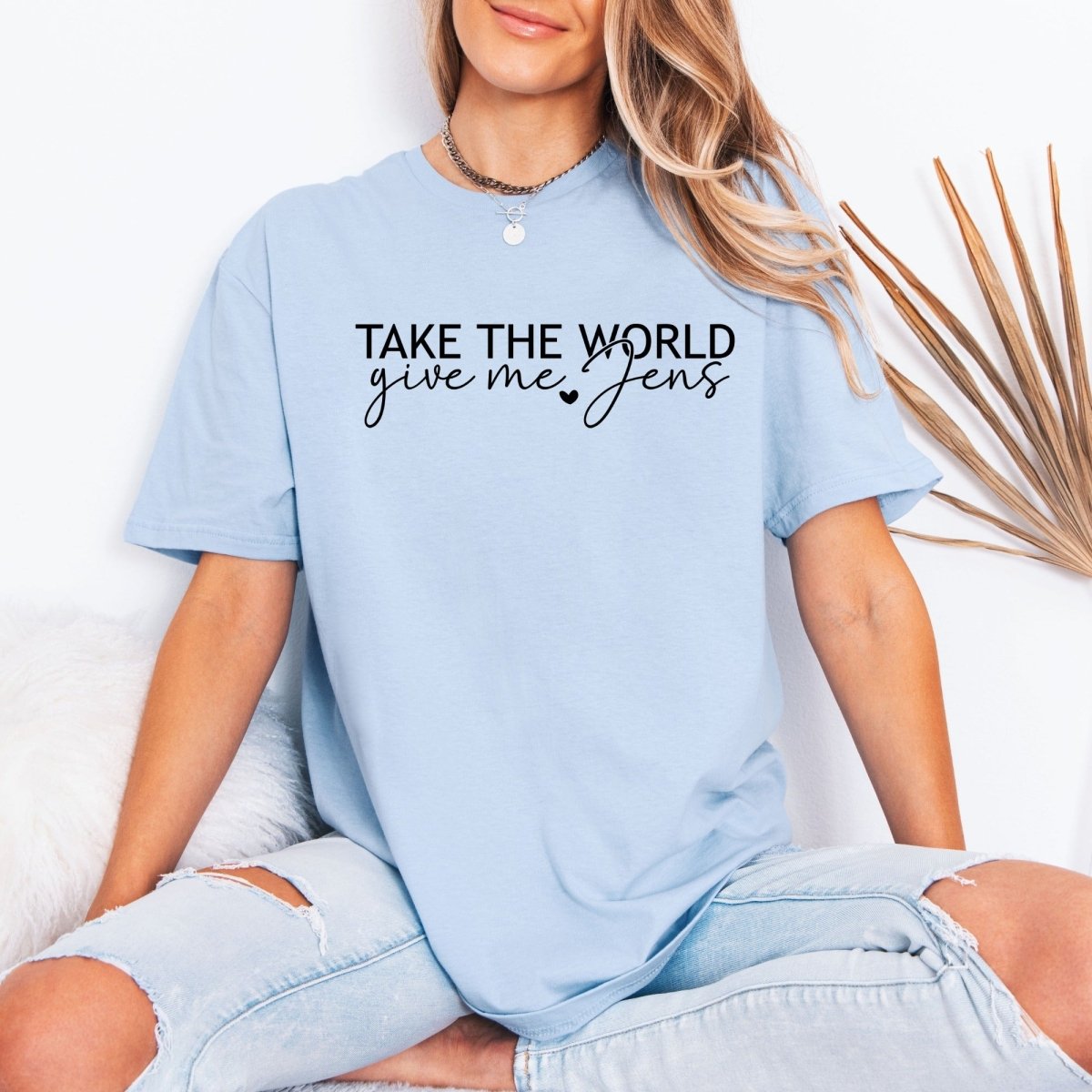 TAKE THE WORLD Give Me Jens | Faithful Devotion Tee - Luckets.com