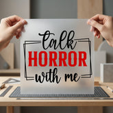 Talk Horror Spooky Season Halloween Vintage Ready to Press DTF Transfer for Dtf