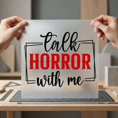Talk Horror Spooky Season Halloween Vintage Ready to Press DTF Transfer for Dtf