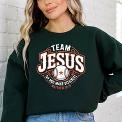 Team Jesus | Bold Faith & Scripture Sweatshirt - Luckets.com