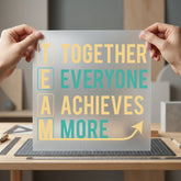 Team Together Everyone Achieves Aesthetic Ready to Press DTF Transfer for Dtf