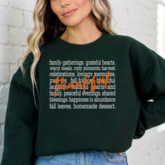 Thankful Hearts | Gratitude & Blessings Sweatshirt - Luckets.com