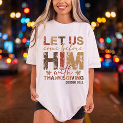 Thanksgiving Scripture Psalm Rustic Faith Bible Ready to Press DTF Transfer for Dtf