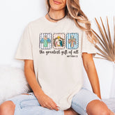 The Greatest Gift Of All | Nativity & Cross Tee - Luckets.com