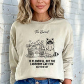 The Harvest Matthew 9:37 | Autumn Evangelism Sweatshirt - Luckets.com