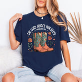The Lord Guides Our Steps | Faith & Guidance Tee - Luckets.com
