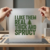 Thick Sprucy Humorous Diy Christmas Dad Ready to Press DTF Transfer for Dtf