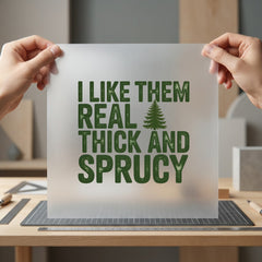 Thick Sprucy Humorous Diy Christmas Dad Ready to Press DTF Transfer for Dtf