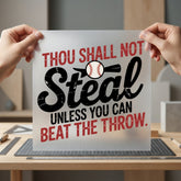 Thou Shall Not Steal Dad Grandpa Ready to Press DTF Transfer for Dtf