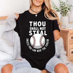 Thou Shall Not Steal Mom Funny Ready to Press DTF Transfer for Dtf