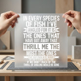 Thrilling Angling Quote Fishing Dad Funny Ready to Press DTF Transfer for Dtf