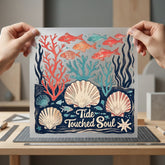 Tide Touched Soul Ocean Marine Vintage Ready to Press DTF Transfer for Dtf