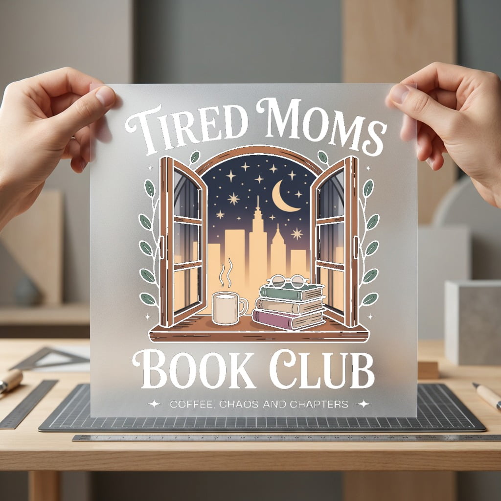 Tired Moms Book Club Mom Funny Ready to Press DTF Transfer for Dtf