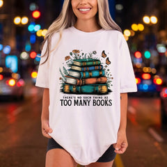Too Many Books Vintage Vintage Butterfly Ready to Press DTF Transfer for Dtf
