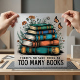 Too Many Books Vintage Vintage Butterfly Ready to Press DTF Transfer for Dtf