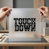 Touch Down Football Distressed Vintage Retro Ready to Press DTF Transfer for Dtf