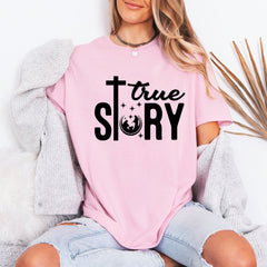 True Story Nativity | Christmas Faith Tee - Luckets.com