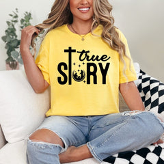 True Story Nativity | Christmas Faith Tee - Luckets.com