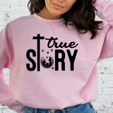 True Story Nativity | Faith & Christmas Sweatshirt - Luckets.com