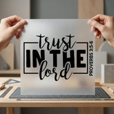 Trust Lord Inspirational Diy Christian Faith Ready to Press DTF Transfer for Dtf