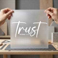Trust Proverbs 5-6 Scriptural Christian Faith Ready to Press DTF Transfer for Dtf