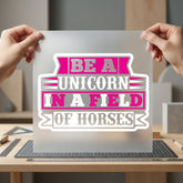 Unicorn Field Horses Motivational Geek & Fantasy Collection Positive Vibes Collection Ready to Press DTF Transfer for Dtf