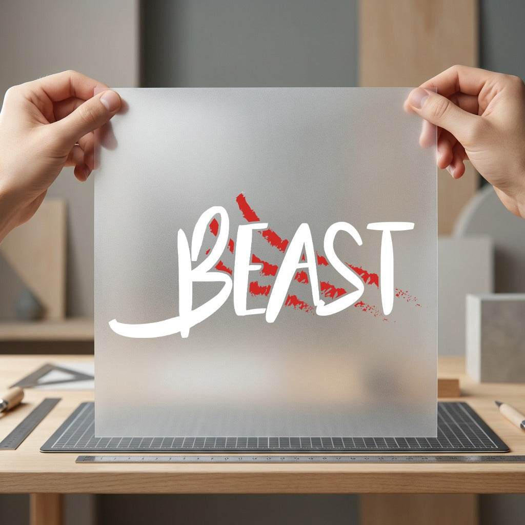 Unleash Beast Bold Script Aesthetic Fitness Ready to Press DTF Transfer for Dtf