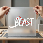 Unleash Beast Bold Script Aesthetic Fitness Ready to Press DTF Transfer for Dtf