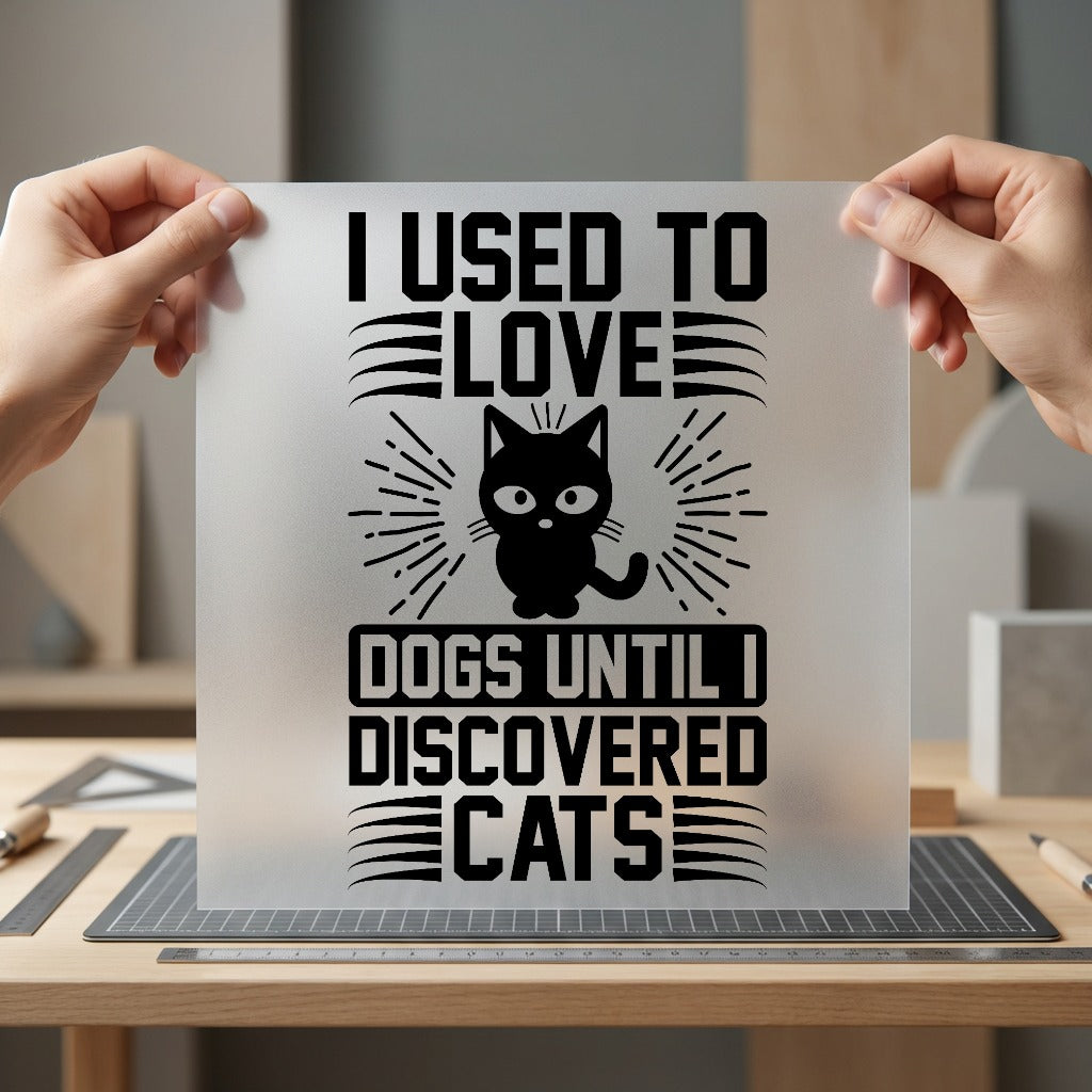 Used Love Dogs Until Mom Dad Ready to Press DTF Transfer for Dtf