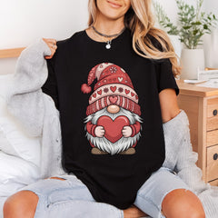Valentine Gnome Love Heart Valentine Ready to Press DTF Transfer for Dtf