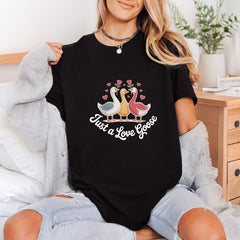 Valentine Love Geese Retro Valentine Retro Ready to Press DTF Transfer for Dtf