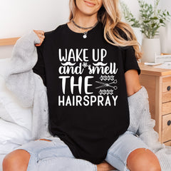Wake Smell Hairspray Stylist Aesthetic Ready to Press DTF Transfer for Dtf
