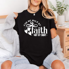 Walk Faith Christian Diy Christian Faith Ready to Press DTF Transfer for Dtf