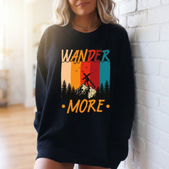 Wander More | Mountain Cross Faith Sweatshirt - Luckets.com