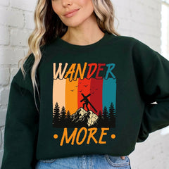 Wander More | Mountain Cross Faith Sweatshirt - Luckets.com