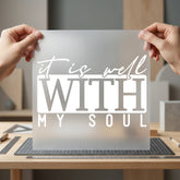 Well Soul Faith-based Diy Christian Faith Ready to Press DTF Transfer for Dtf