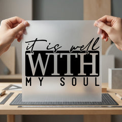 Well Soul Faith-based Diy Christian Faith Ready to Press DTF Transfer for Dtf