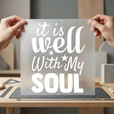 Well Soul Inspirational Diy Christian Faith Ready to Press DTF Transfer for Dtf