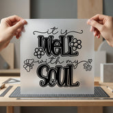 Well Soul Inspirational Diy Christian Faith Ready to Press DTF Transfer for Dtf